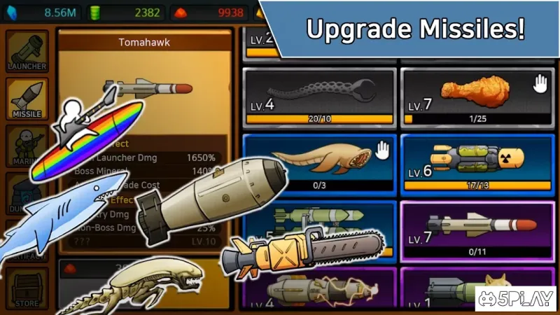 Missile Dude RPG: Tap Tap Missile screenshot 4