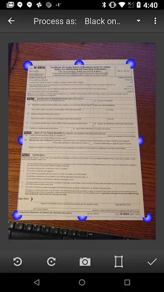 Mobile Doc Scanner (MDScan) screenshot