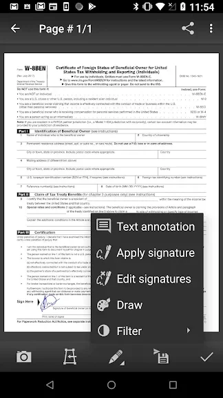 Mobile Doc Scanner (MDScan) screenshot
