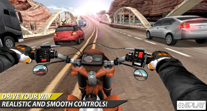 Moto Rider In Traffic screenshot 2