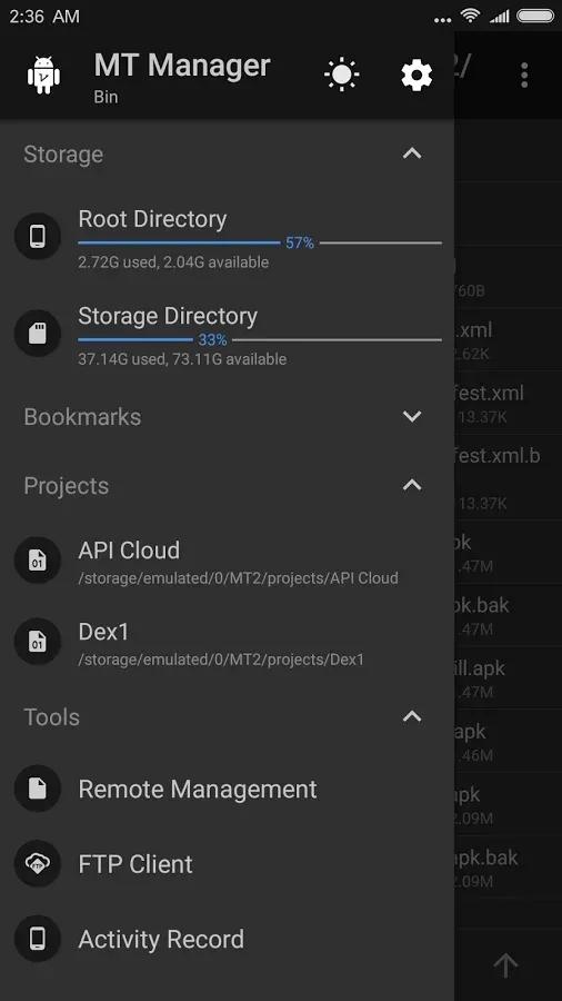 MT Manager 2.18.3 screenshot 2
