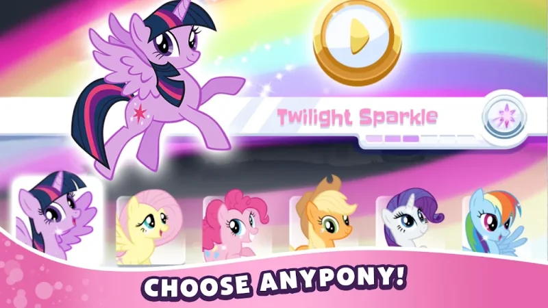 My Little Pony Райдужні гонки screenshot