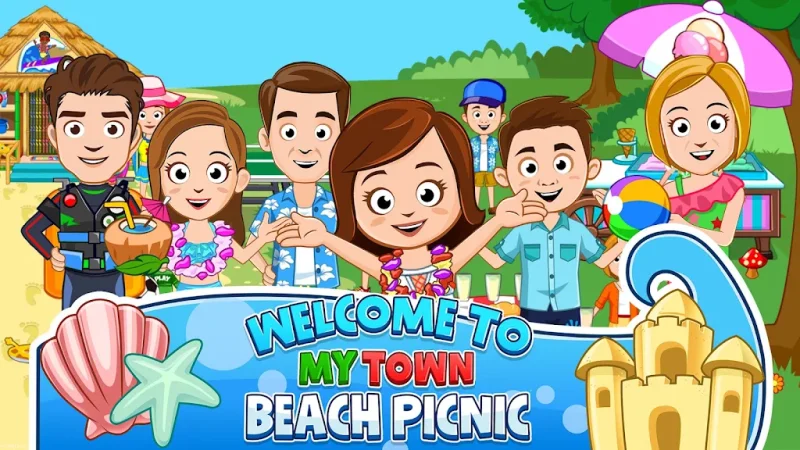 My Town: Пляж і пікнік screenshot