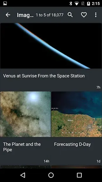 NASA screenshot 1