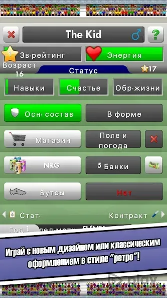 New Star Soccer screenshot 1