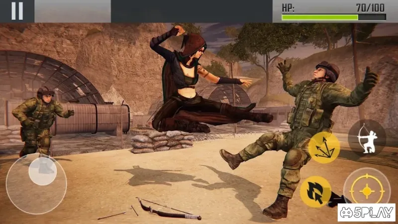 Ninja Archer Assassin FPS Shooter: 3D Offline Game screenshot 2