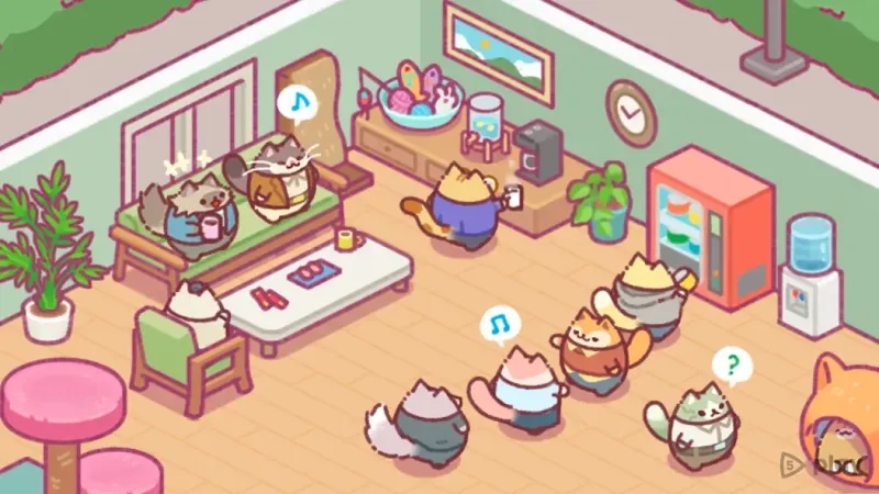 Office Cat: Idle Tycoon Game 1.0.7 screenshot 1