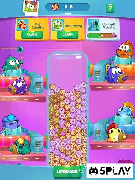 Om Nom Idle Candy Factory 0.3.1 screenshot 2