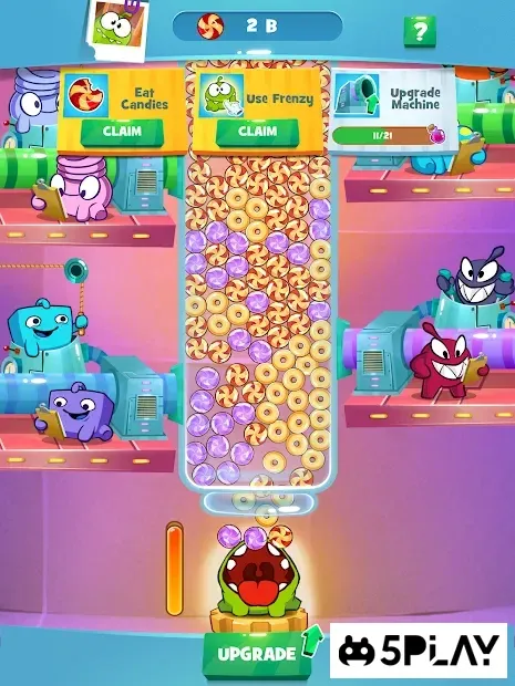 Om Nom Idle Candy Factory 0.3.1 screenshot 3