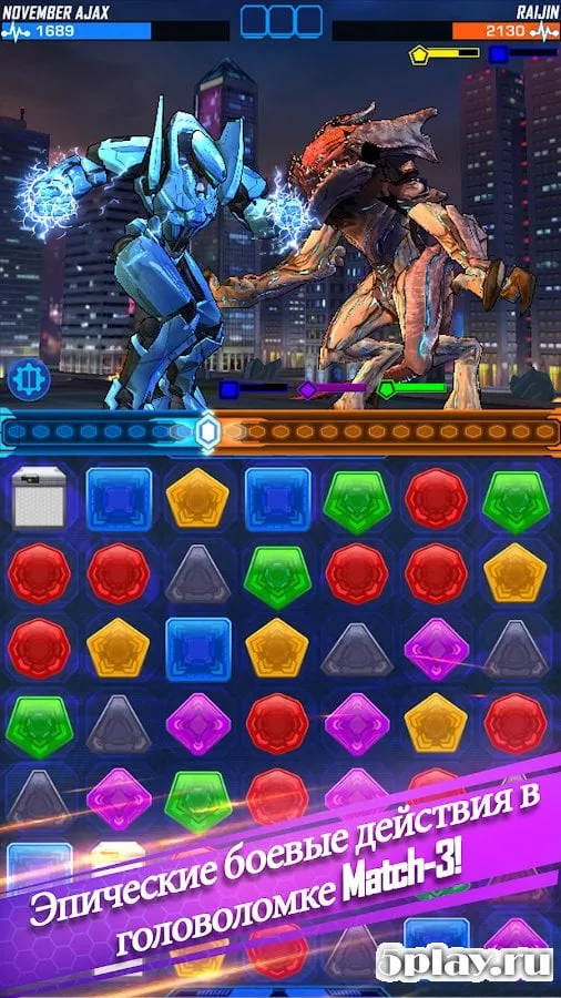 Pacific Rim: Breach Wars - Головоломки и RPG 1.7.2 screenshot 2