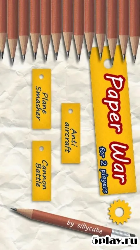 Paper War for 2 Players screenshot 1