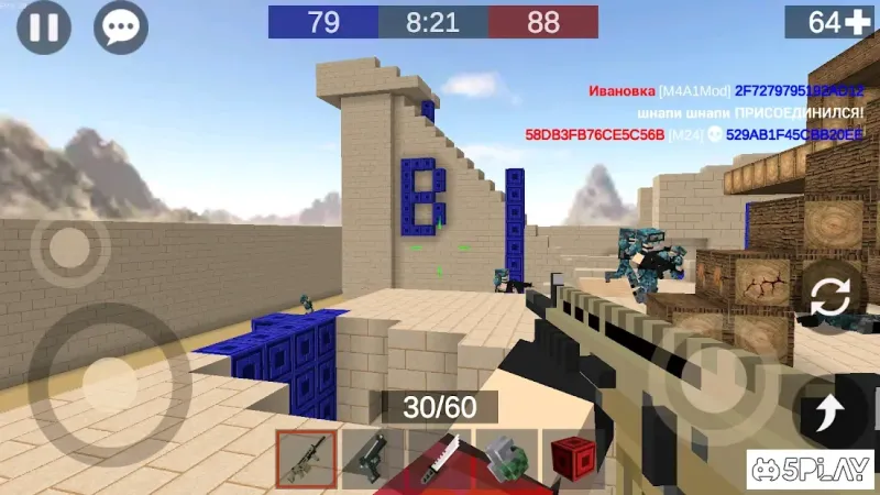 Pixel Combats 2 - пиксель шутер онлайн! v1.326 screenshot 2