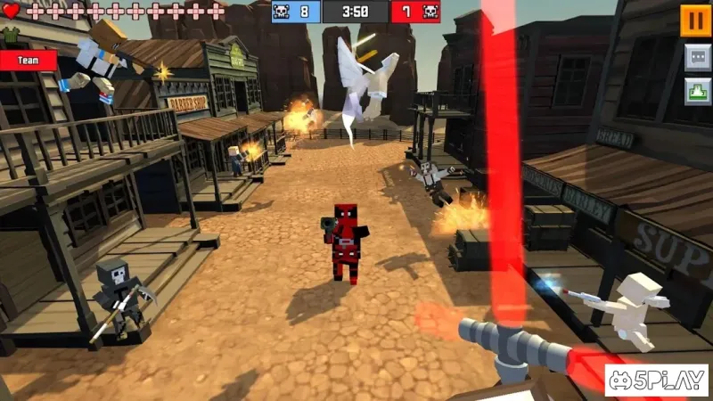 Pixel Fury: 3D Мультиплеер 20.0 screenshot 3
