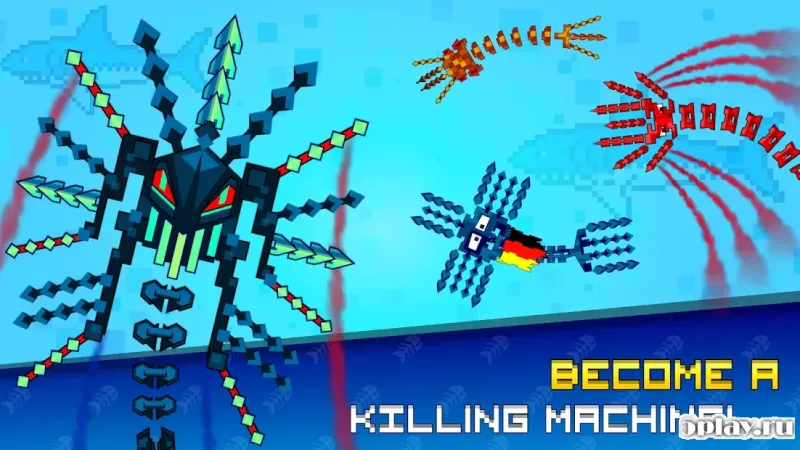 Pixel Sword Fish io screenshot 1