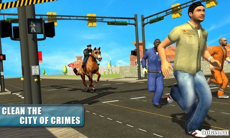 Police Horse Crime City Chase screenshot 2