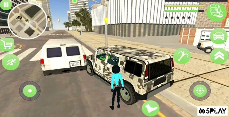 Police Stickman Rope Hero Gangstar Crime Mafia 1.2 screenshot 3