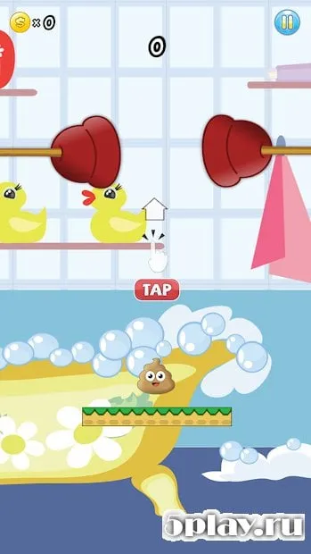 Poo Flip Up! - Dash Hop Pou Go screenshot 1