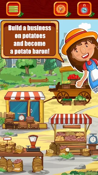 Potato Baron - Tap Tap Idle Tycoon screenshot