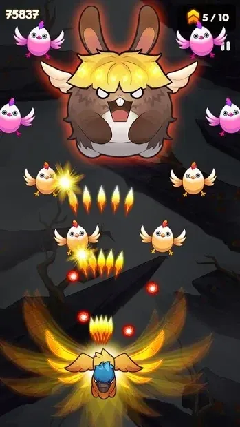 Poultry Shoot Blast: Free Space Shooter 2.5.7 screenshot 2