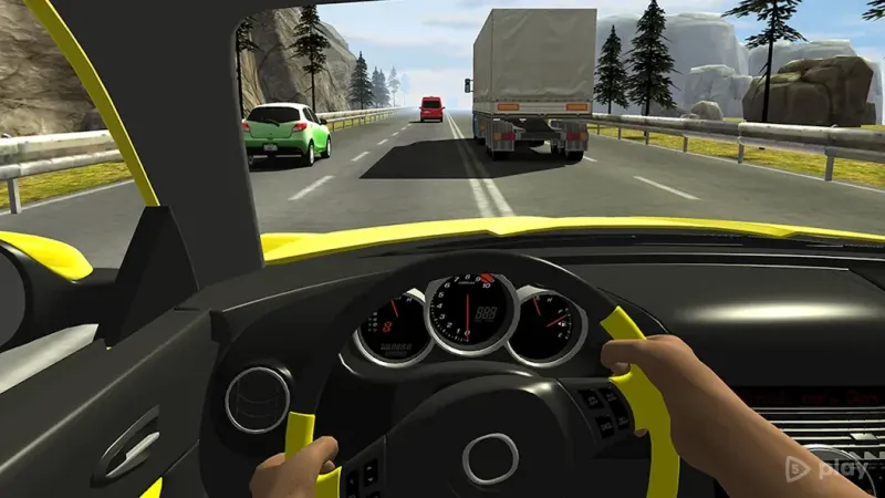 Racing in Car 2 screenshot 4
