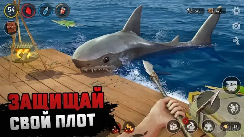 Ocean Nomad: Выживание на плоту - Симулятор 2.4.0 screenshot 1