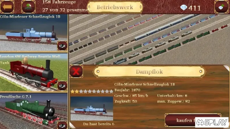 Railroad Manager 3.5.1 screenshot 1