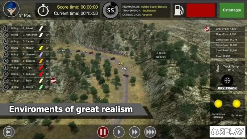 Rally Manager Mobile Free screenshot 1