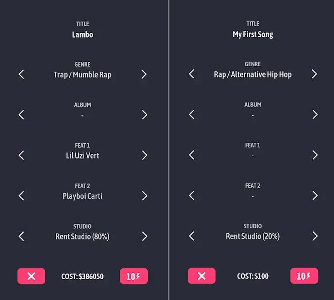 Rapper Simulator - Rap career game, rap life 20.8.22 screenshot 3
