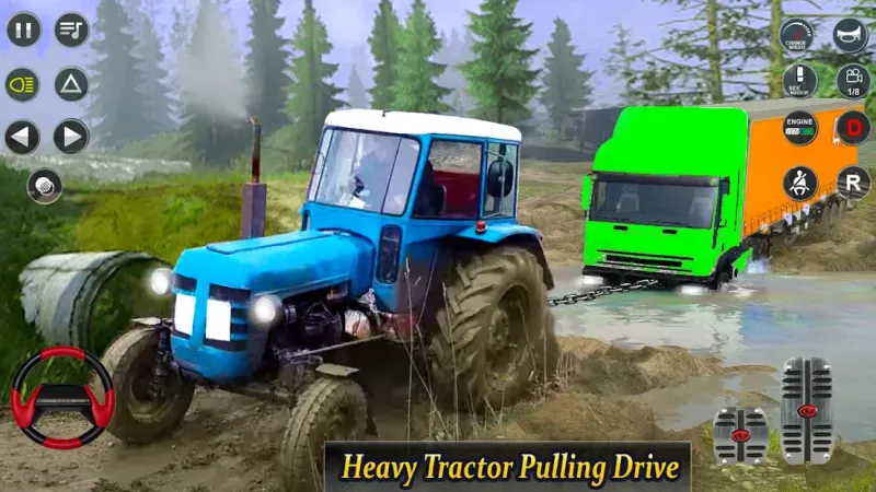 Real Tractor Pulling Simulator: Offroad | City Mod 1.0 screenshot 2