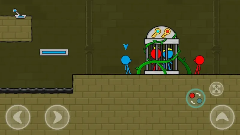 Red and Blue Stickman : Animation Parkour 1.2.2 screenshot 2