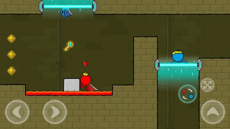 Red and Blue Stickman : Animation Parkour 1.2.2 screenshot 3