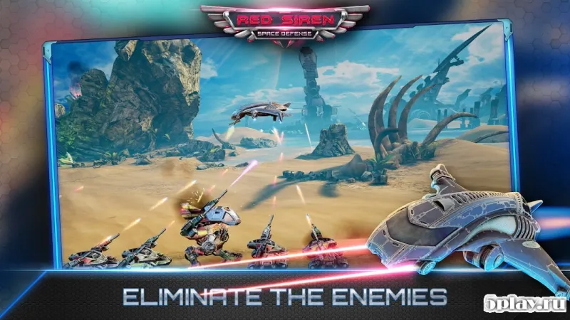 Red Siren: Space Defense screenshot 3