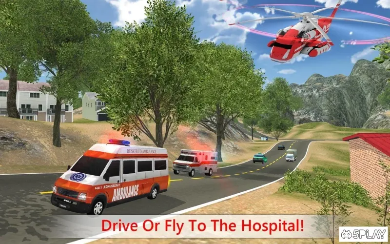 Rescue Ambulance & Helicopter 1.4 screenshot 4