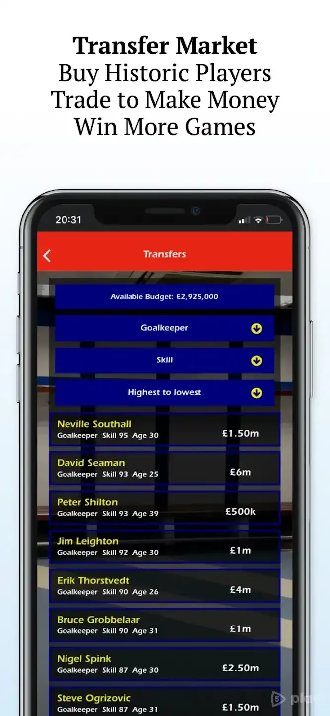 Retro Football Management 1.83.3 screenshot 4