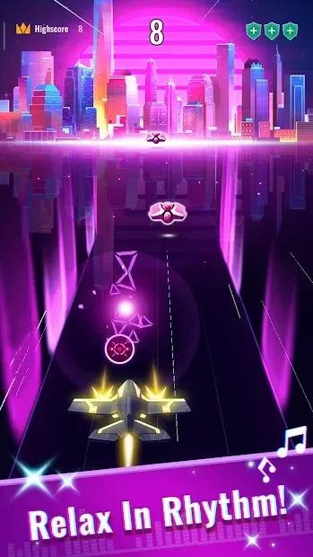 Rhythm Flight: EDM Music Game 0.8.4 screenshot 1