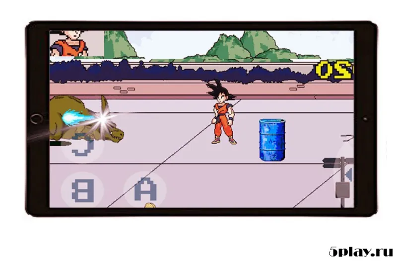 Saiyan Goku - Super Raging Fist 3D screenshot 2