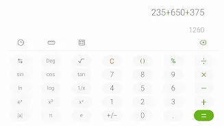 Samsung Calculator screenshot