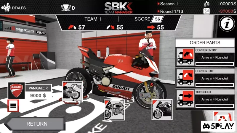 SBK Team Manager screenshot 2