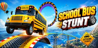 School Bus Stunt - Action Game screenshot