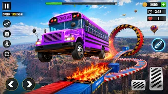 School Bus Stunt - Action Game screenshot