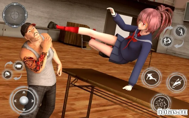 School Girl Survival Battle 3D screenshot 1