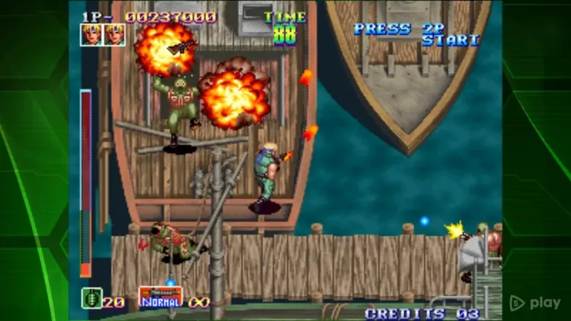 SHOCK TROOPERS ACA NEOGEO 1.0 screenshot 2