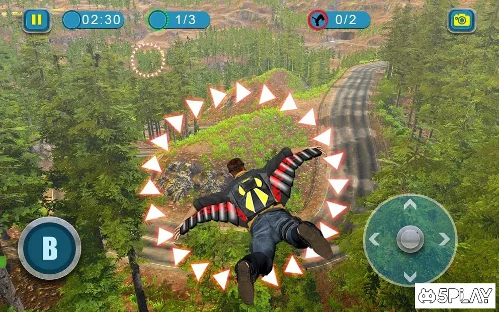 Симулятор польоту Wingsuit - 3D Flying Game screenshot