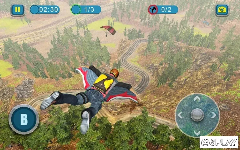 Симулятор польоту Wingsuit - 3D Flying Game screenshot