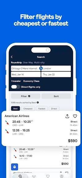 Skyscanner screenshot