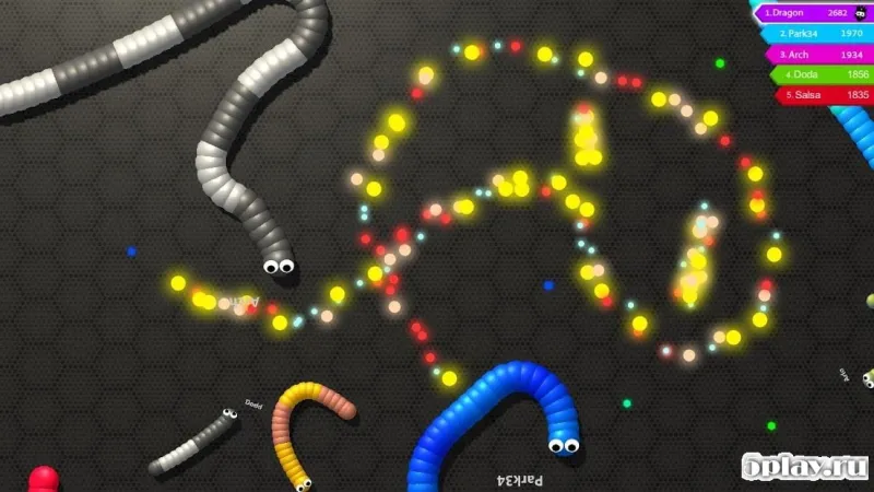 Slithering Snake.io screenshot 2