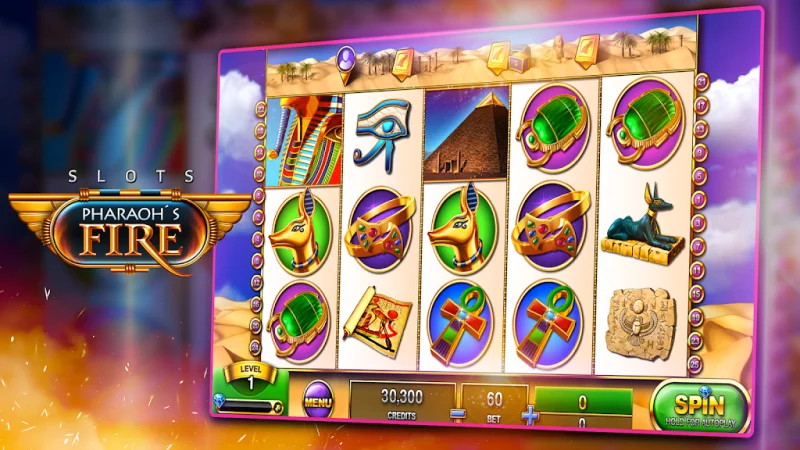 Slots - Pharaoh's Fire screenshot