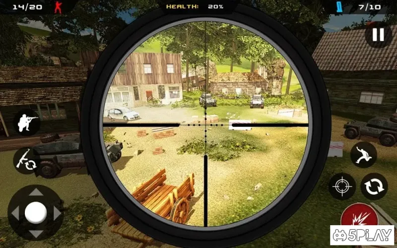 Sniper Ghost Commando Warrior - Выживание джунглей 1.2.1 screenshot 1