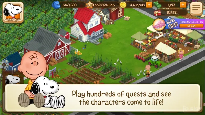 Snoopy's Town Tale - City Building Simulator 4.0.0 screenshot 2