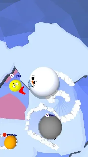 Snow Roll.io 1.2 screenshot 2